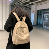 Canvas Women Backpack Anti-theft Shoulder Bag for Teenage Girls