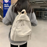 Canvas Women Backpack Anti-theft Shoulder Bag for Teenage Girls