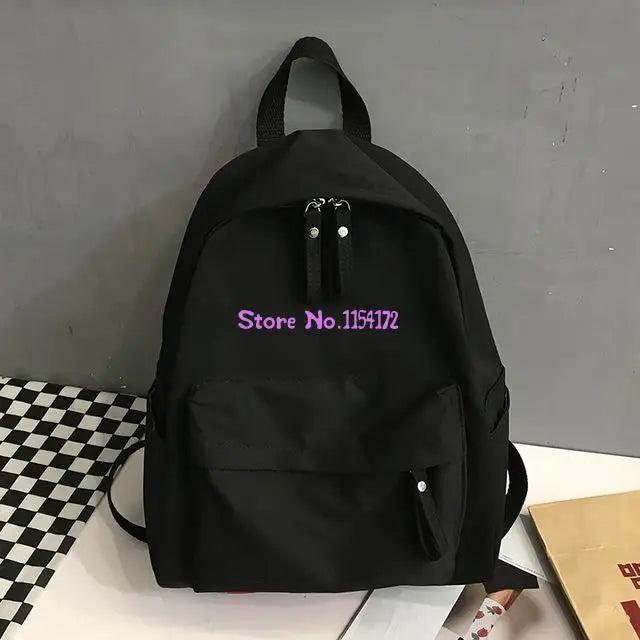 Canvas Women Backpack Anti-theft Shoulder Bag for Teenage Girls
