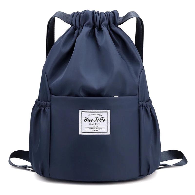 Drawstring Backpack Lightweight Oxford Cloth Shoulders Bag