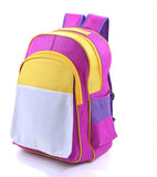 Personalized Sublimation Blank School Bag Backpack for Kids