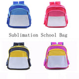 Personalized Sublimation Blank School Bag Backpack for Kids