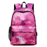 Ladsoul Starry Sky Canvas Backpack Large Capacity Travel USB Charging
