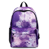 Ladsoul Starry Sky Canvas Backpack Large Capacity Travel USB Charging