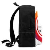 Modern 3D Print Backpack Casual Bag Ghost Magic Pug Parody