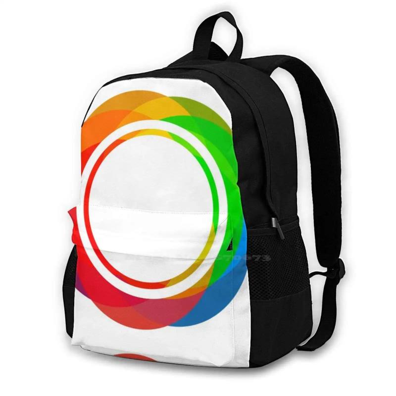 Modern 3D Print Backpack Casual Bag Ghost Magic Pug Parody