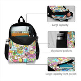 Tea Party Backpack Laptop Travel Bag