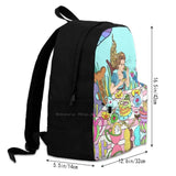 Tea Party Backpack Laptop Travel Bag
