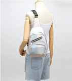 Laser Chest Pack Unisex Waist bag Fanny Female waterproof Shoulder Belt
