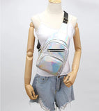 Laser Chest Pack Unisex Waist bag Fanny Female waterproof Shoulder Belt