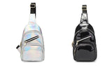 Laser Chest Pack Unisex Waist bag Fanny Female waterproof Shoulder Belt