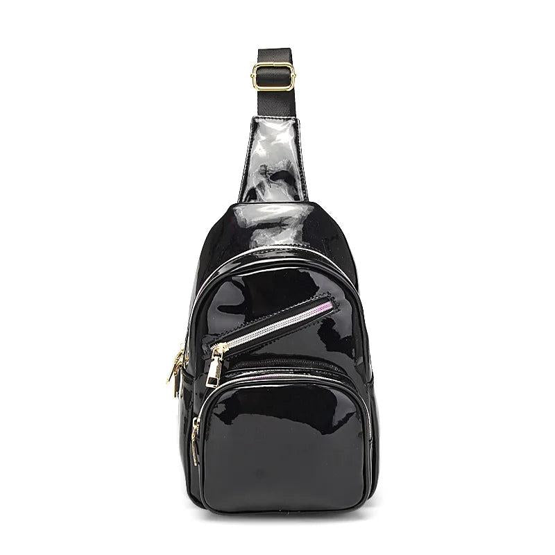 Laser Chest Pack Unisex Waist bag Fanny Female waterproof Shoulder Belt