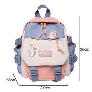 Mini Girls Backpack Waterproof Nylon Casual Ladies School Bag