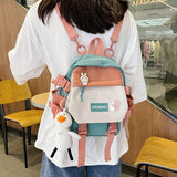 Mini Girls Backpack Waterproof Nylon Casual Ladies School Bag