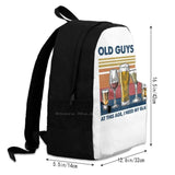 Champagne Glasses Women Men Teens Laptop Travel School Bag
