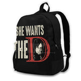 She Wants The D Shirt - D Backpacks - D Bags