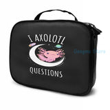 Funny Axolotl Questions USB Charge Backpack for School Travel