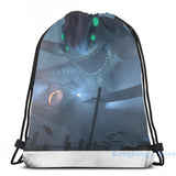 Funny Subnautica USB Charge Backpack - School Travel Laptop Bag