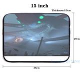 Funny Subnautica USB Charge Backpack - School Travel Laptop Bag
