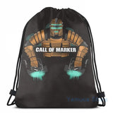 Funny Graphic Call of Marker Dead Space USB Charge Backpack Men School Bag