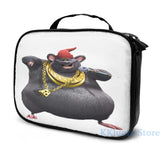 Biggie Cheese USB Charge Backpack School Travel Laptop Bag