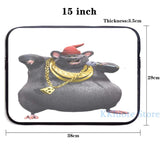Biggie Cheese USB Charge Backpack School Travel Laptop Bag