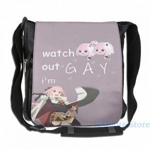 Funny Astolfo USB Charge Backpack School Travel Laptop Bag