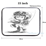 Arale USB Charge Backpack Funny Graphic Print Men Women School Travel Laptop Bag
