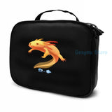 Axolotl USB Charge Backpack Funny Graphic Print School Travel Laptop Bag