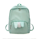 Women's Large Capacity Backpack with Hairball, Waterproof Travel Shoulder Bag