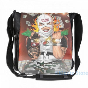 Funny Graphic Print Anuel AA USB Charge Backpack Men School Bags Women Bag