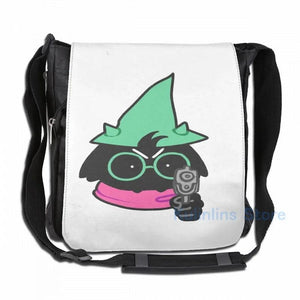 Funny Ralsei Graphic Print USB Charge Backpack School Travel Laptop Bag