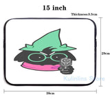 Funny Ralsei Graphic Print USB Charge Backpack School Travel Laptop Bag