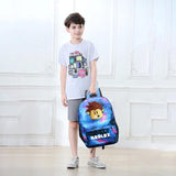 Canvas Teen School Bag for Boys and Girls