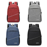 Men's Laptop Backpack Anti Theft Waterproof Canvas Business Travel Bag
