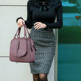 PU Leather Backpack Shoulder Bag for Travel