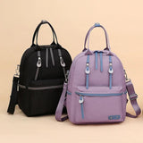 Women's Lightweight Oxford Cloth Backpack Student Schoolbag