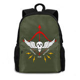 Crossbow Skull Bags Laptop Backpack Special Forces Military Vintage Army
