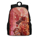 Heaven And The Dead City Backpack - Steampunk Fantasy Cowgirls