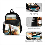 Abstract Wine & Spirits Laptop Backpack