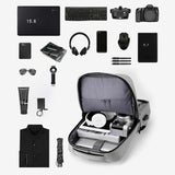 Men's Waterproof Laptop Backpack with USB Charging