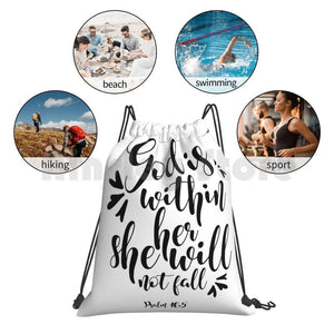 God is Within Her - Christian Shirts Women