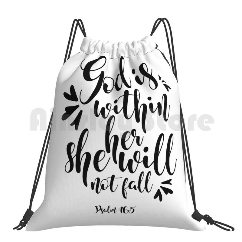 God is Within Her - Christian Shirts Women