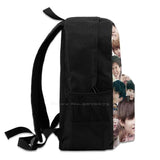 BTS Faces Collage Pink Laptop Backpack