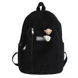 Waterproof Nylon Backpack for Women School Bags Large Capacity Schoolbag