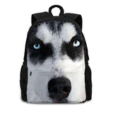 Husky Dog Art - Bat Man Arrivals Satchel Schoolbag Bags Backpack