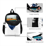 Hearts Travel Laptop School Backpack Bag University Hearts