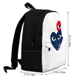 Hearts Travel Laptop School Backpack Bag University Hearts