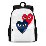 Hearts Travel Laptop School Backpack Bag University Hearts