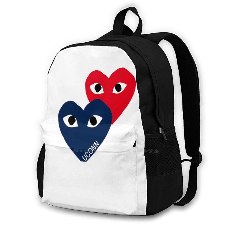 Hearts Travel Laptop School Backpack Bag University Hearts